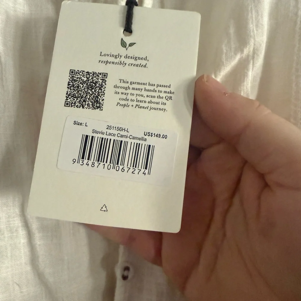 SPELL boho button down tank - Picture 3 of 5